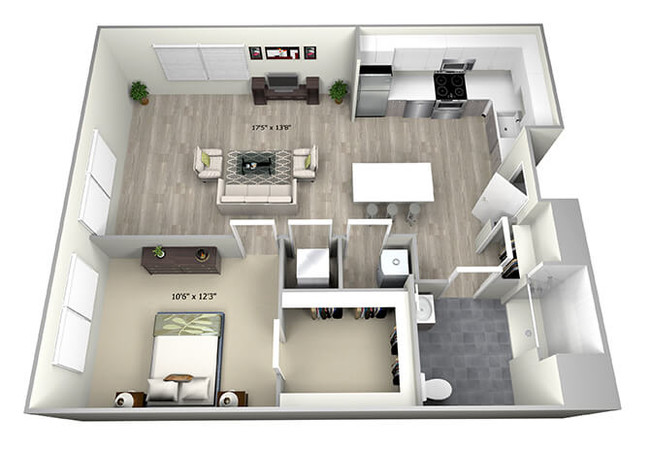 Floorplan - 735 Truman Apartments