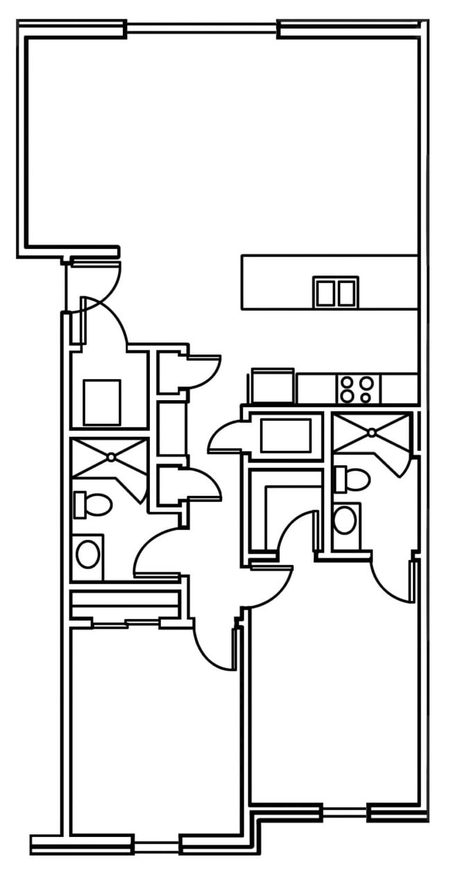 Unit 103 - The Village Courtyard Apartments