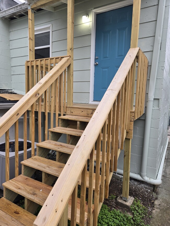 New backyard steps - 401 North St