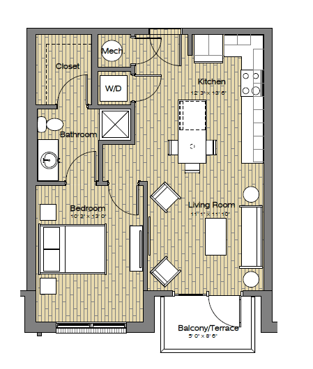 Floorplan - The Easley at UC