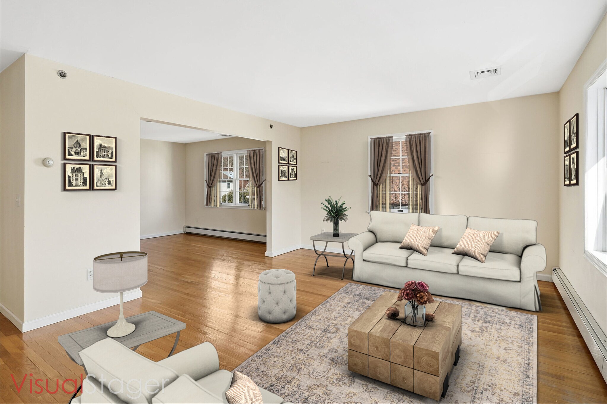 Living Room to Dining Room - 53 Prince St