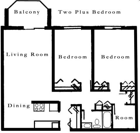2BR/1BA - Dale Terrace