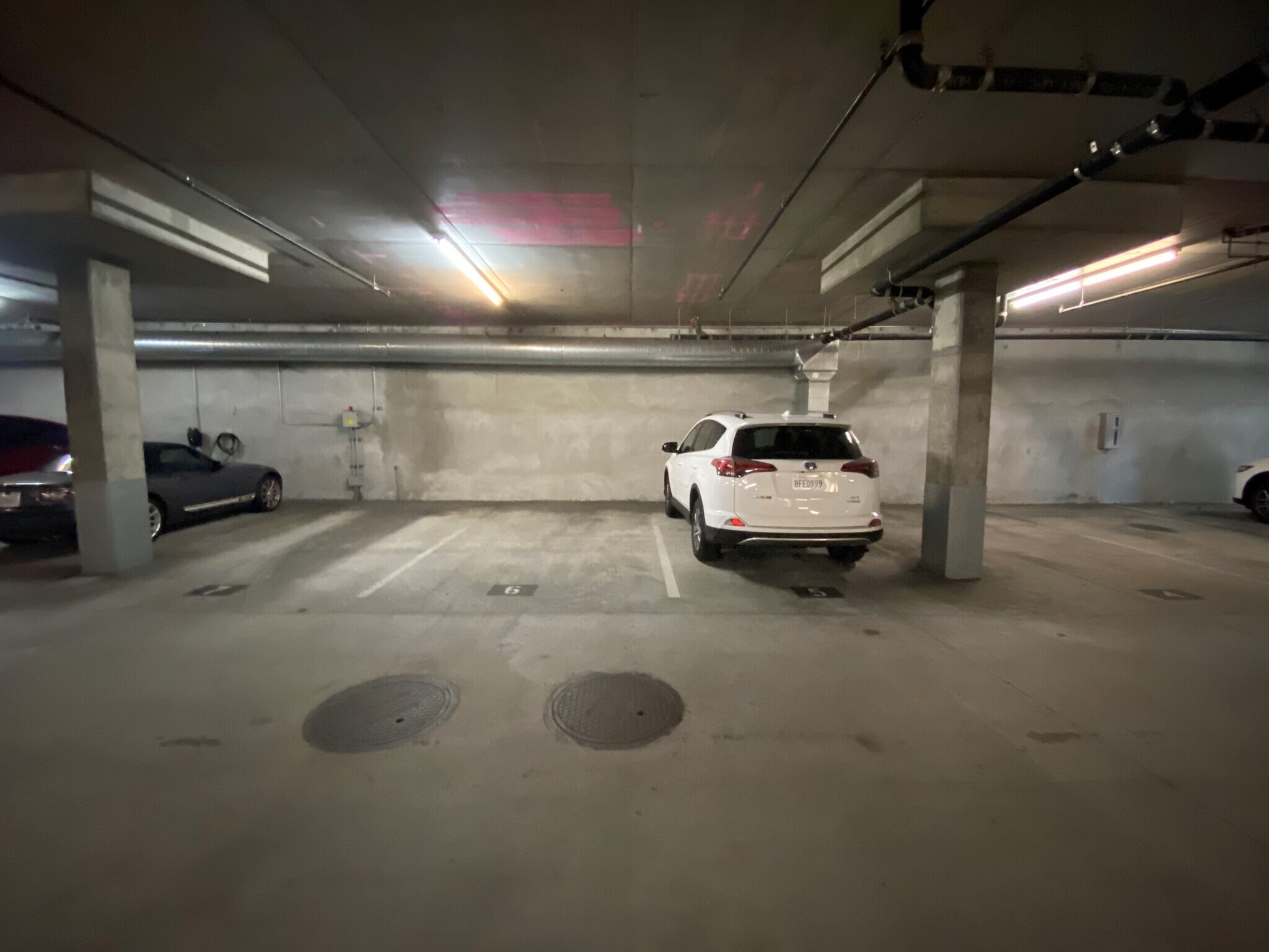 two large parking spots - 924 Hornblend St