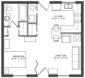 Studio - Horizon Homes (55+ Community)