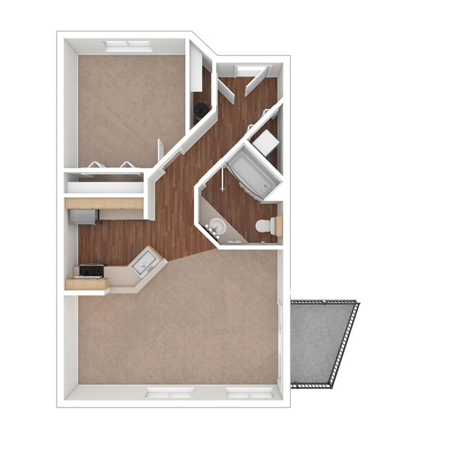Floorplan - Sunset Summit Apartments