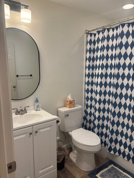 Lower bathroom with tub/shower - 1110 Tolleys Ln