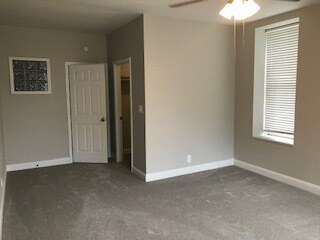 Master bedroom with walk-in closet - 2126 Withnell Ave
