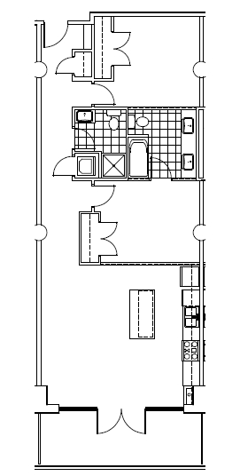 2BR/2BA - Chesapeake Lofts