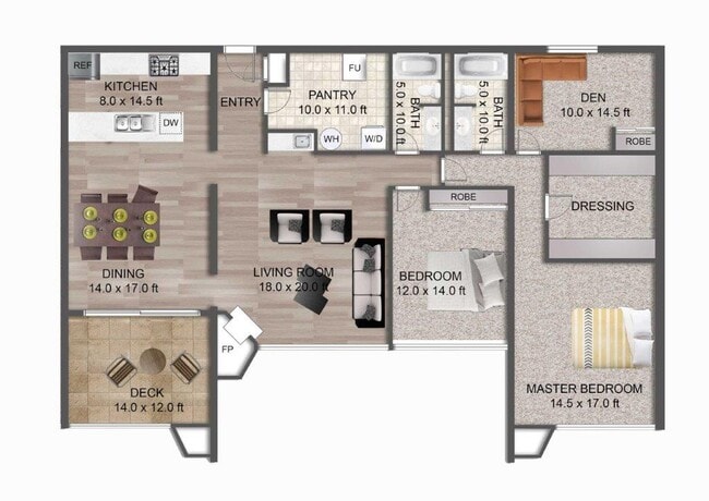 Floorplan - Lake Tower