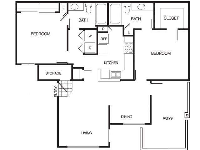 Floorplan - Country Brook Apartments