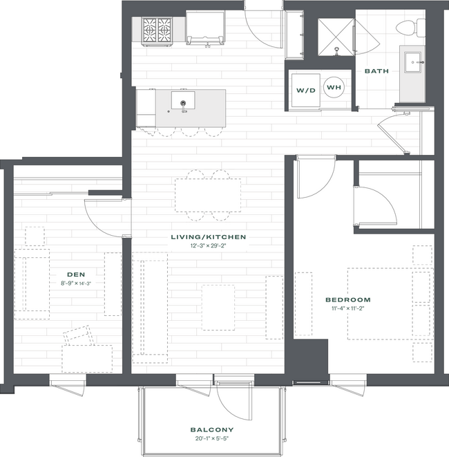 Floorplan - Triangle Square