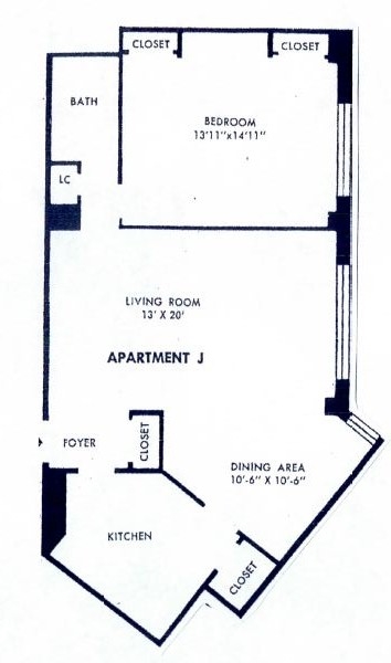 Apartment J - Parkway House