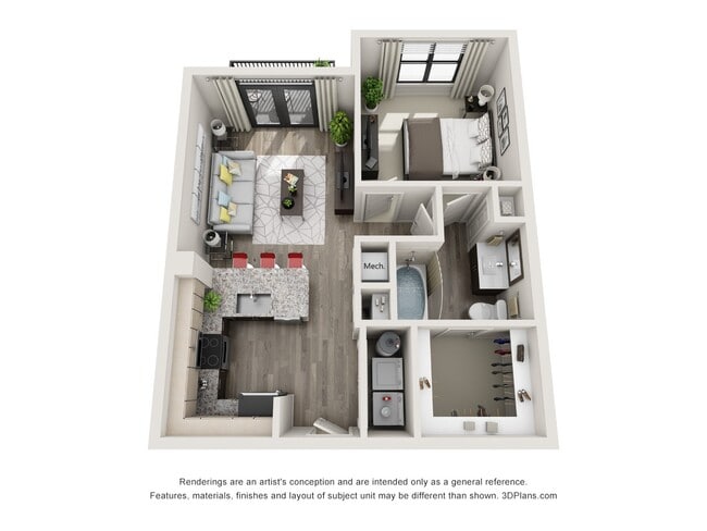 Floorplan - The Mallory Eastside