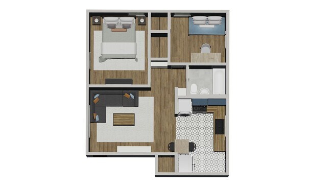 Floorplan - Everly Apartments on Cherry Street