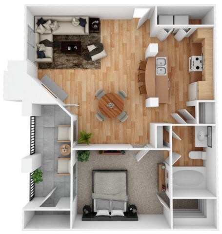 A2 - Floor Plan - The Henry at Ranchstone