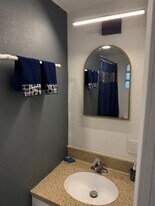 Bathroom Vanity - Eldo Suites Apartments