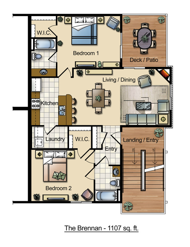 Floorplan - Founders Park Village Apts