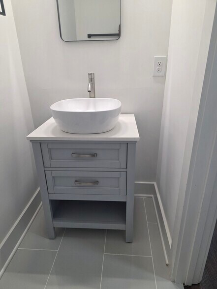 GUEST BATHROOM VANITY - 2715 Delaware Ave
