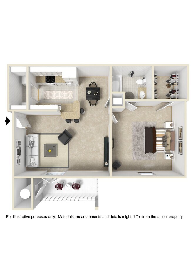 Floorplan - The Pointe Apartment Homes
