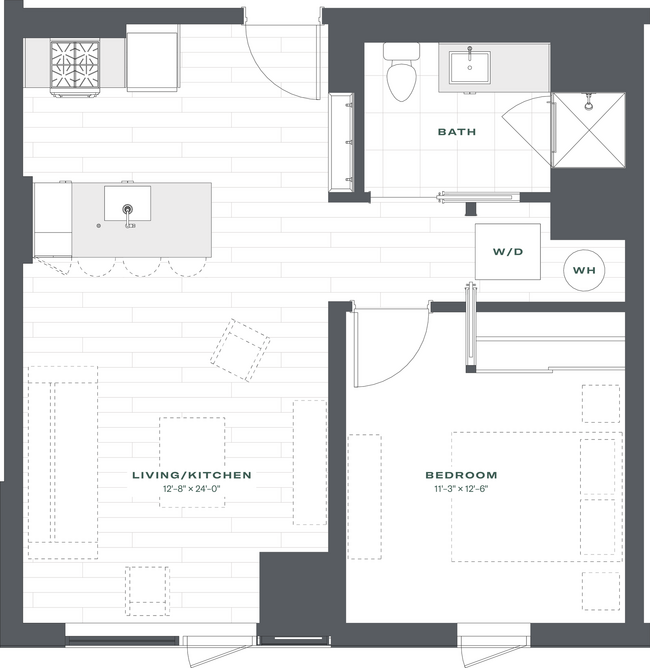 Floorplan - Triangle Square