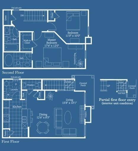 Towns Of Chapel Hill - Amarillo - 2.5 Beds - 2.5 Baths - 1085 Sq. ft. - Towns Of Chapel Hill