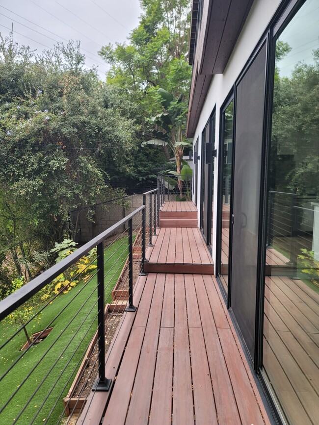 Unit's deck - 4100 Sumac Dr