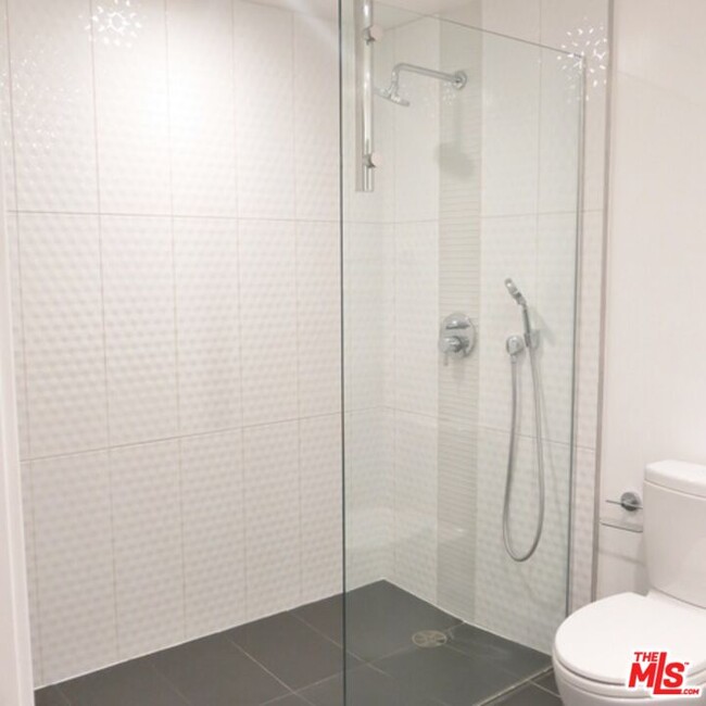 Walk-in shower - 1611 S Beverly Glen Blvd