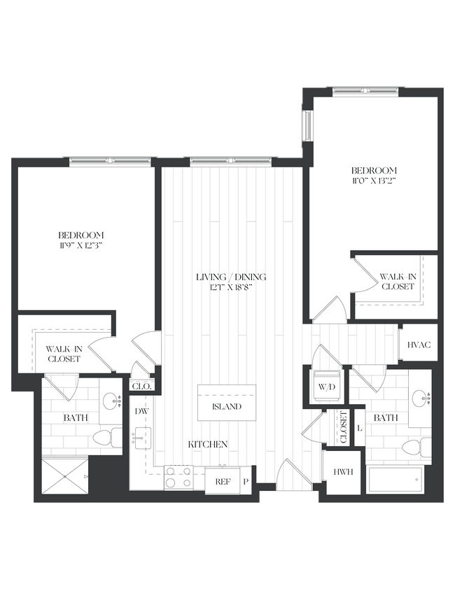 Floorplan - The Barrett at Chevy Chase Lake