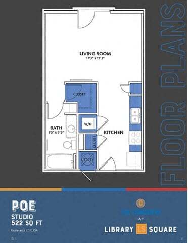 Floorplan - The Congress at Library Square