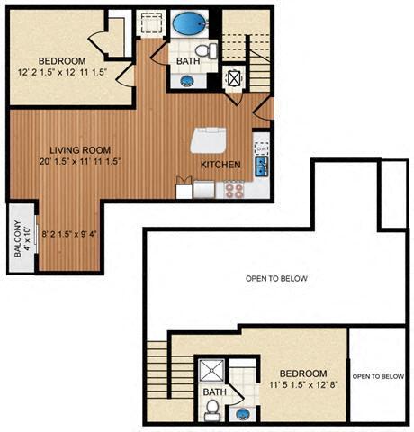 Floorplan - ibex at Uptown