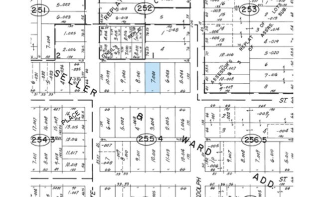 Parcel Map - 206 W. William