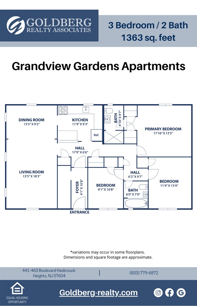 Floorplan - Grandview Gardens Apartments