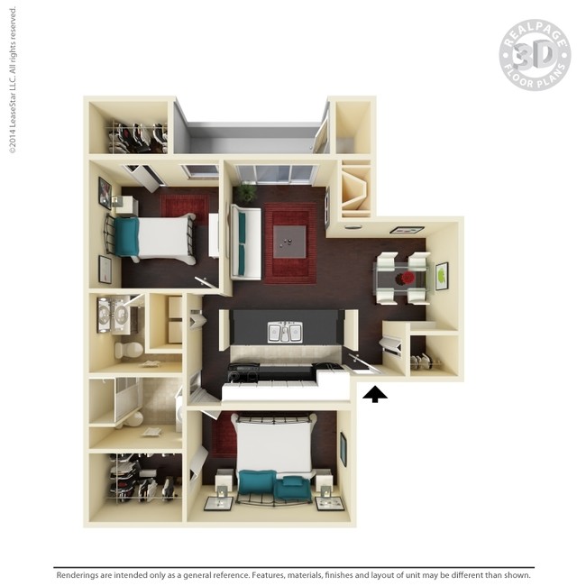 Floorplan - Silverton Apartment Homes