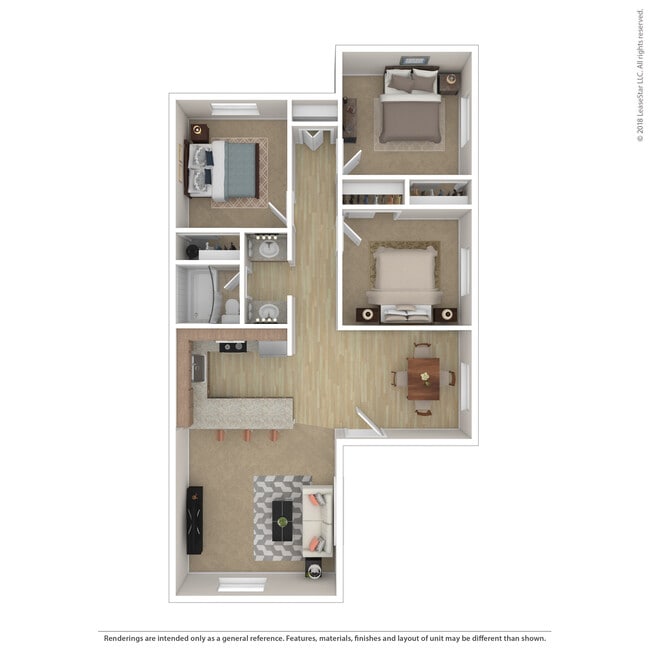 Floorplan - Evergreen Rock Maple Apartments