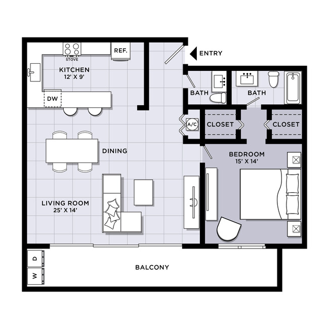 Floorplan - Golfview Flats