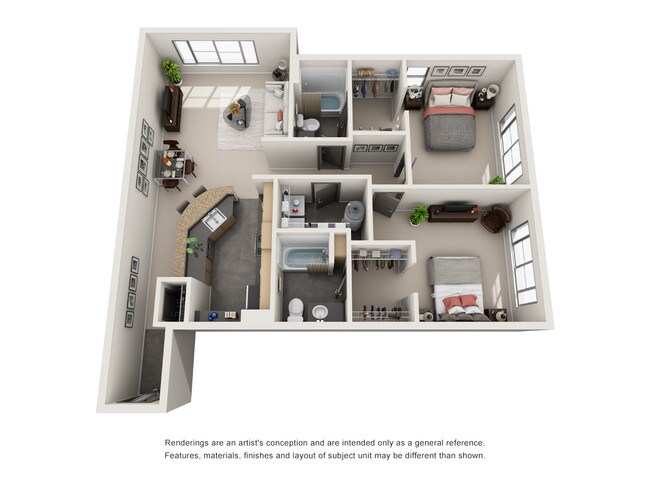 Floorplan - Saffron Apartments