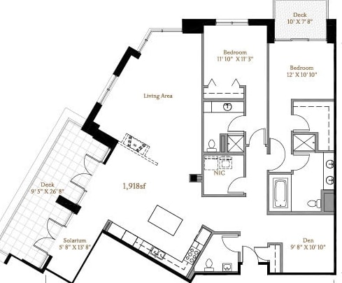 2BR/3BA - The Westerly