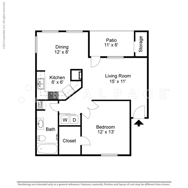 Floorplan - Elements of Belle Rive Apartments