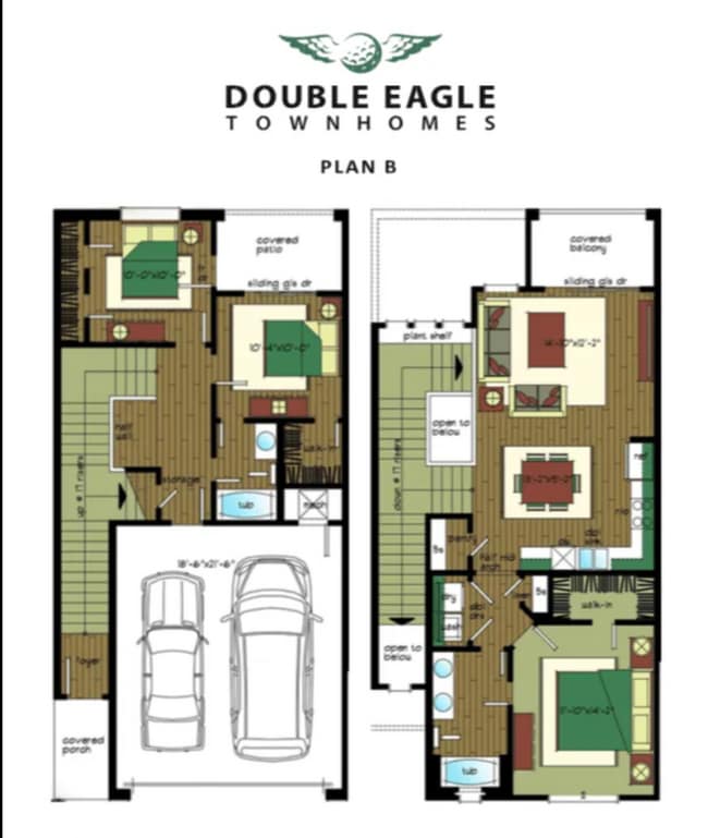 Floorplan - Double Eagle Townhomes