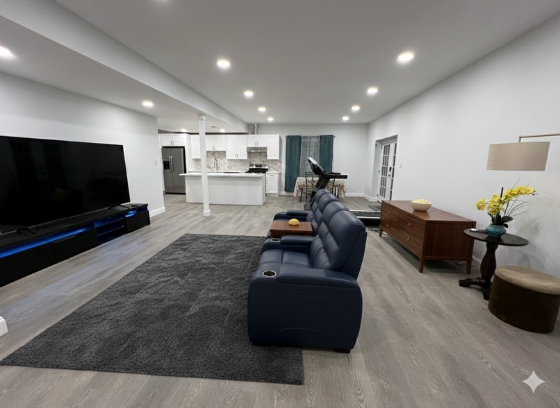 85” TV living room - 8145 Mount Vernon Hwy