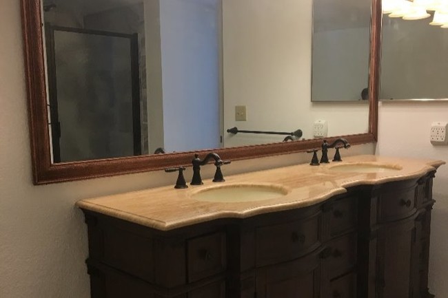 Master bath vanity - 12043 W Cross Ave