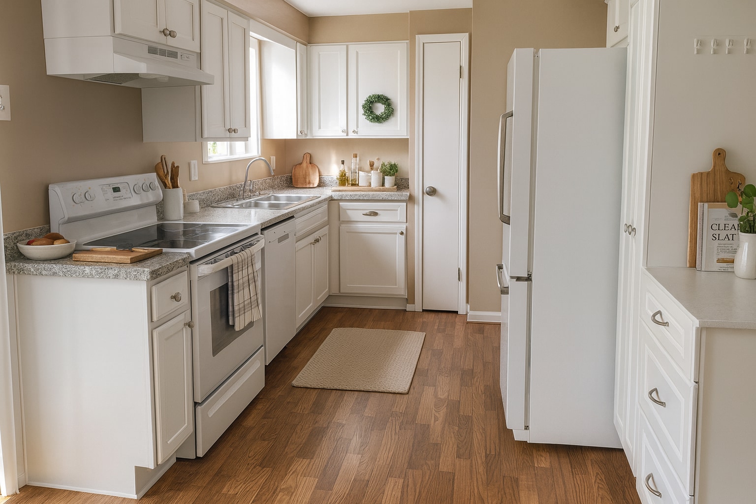 White kitchen - 2311 Baird Rd