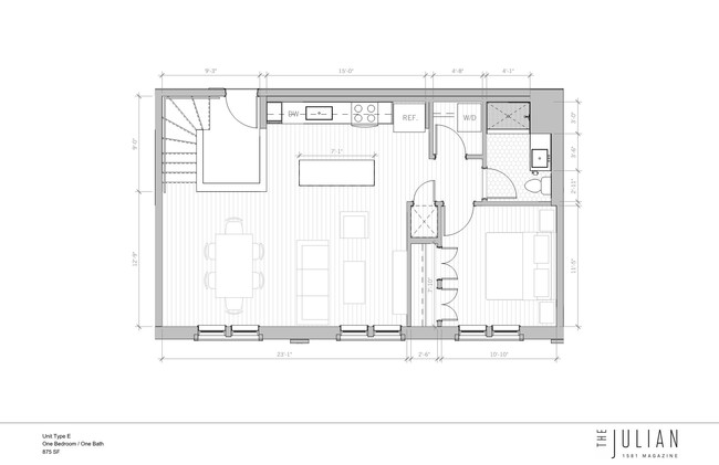 Floorplan - The Julian Apartments