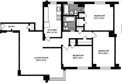 3BR/2BA - 178  Clinton Street