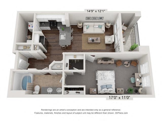 Floorplan - The Quarters at Park View