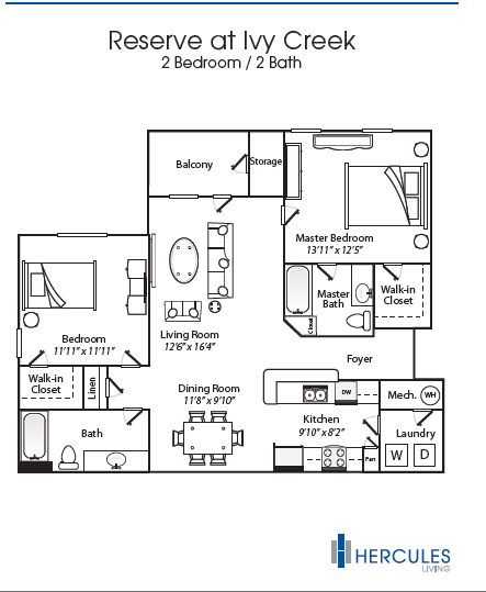 Floorplan - Reserve at Ivy Creek