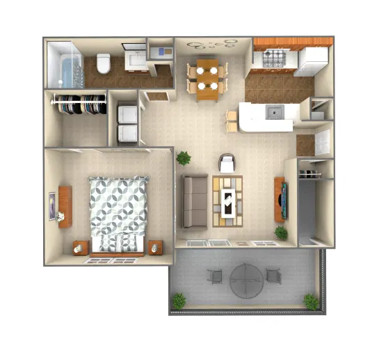 Floorplan - The Village at Johnson Creek