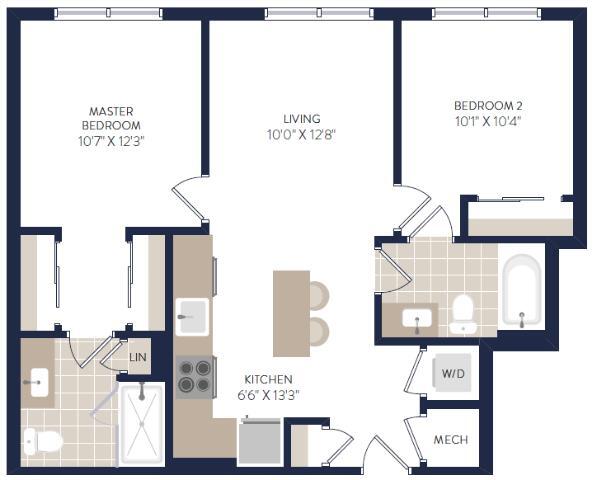 Floorplan - Rise Temple I & II Property List - RentCafe USE ONLY