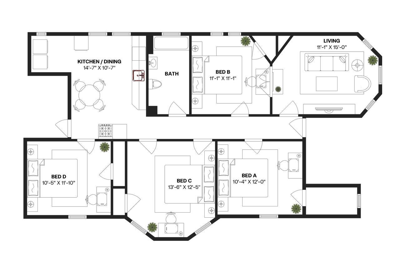 Building Photo - Room in Shared 4 bed/1 bath home