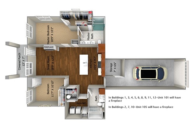 Floorplan - Cedar Place Apartments